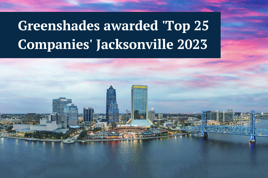 Greenshades Software Makes "Top 25 Companies" Jacksonville for 2023